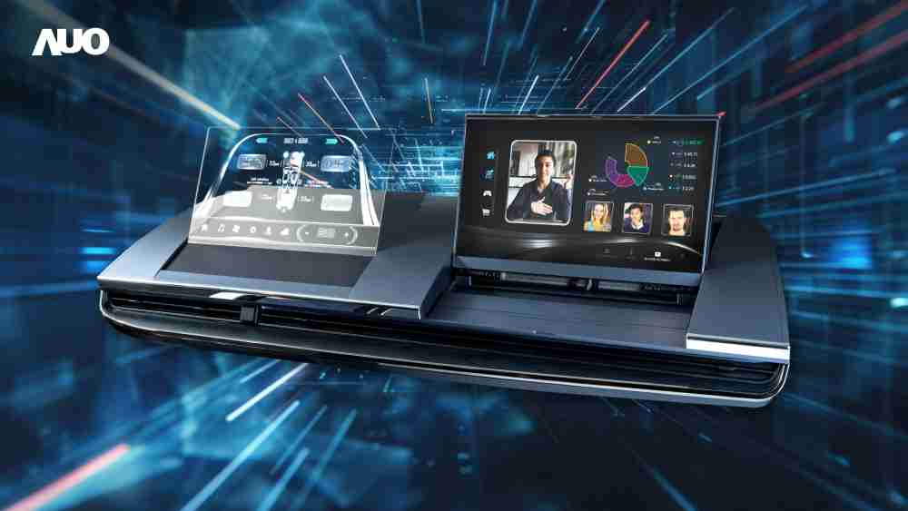 尊时凯龙Micro LED Display HMI解决方案打造透明Micro LED前座仪表，，，呈现信息并保留驾驶视野开阔；亦为副驾驶座乘客打造收放自如的Micro LED屏幕，，，，在不影响显示质量的前提于显示区内建镜头，，让用户能与视讯对象直接眼神接触，，，，提供绝佳的双向沟通体验